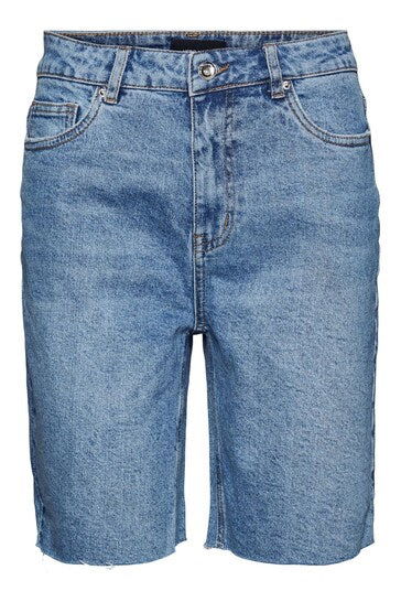 MODA Longline Denim Shorts For Women - DENIMS 