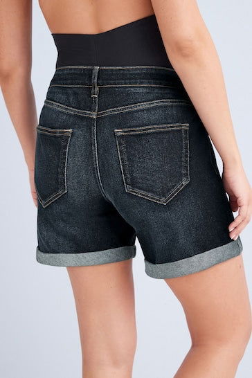 Maternity Mom Style Shorts For Women - DENIMS 