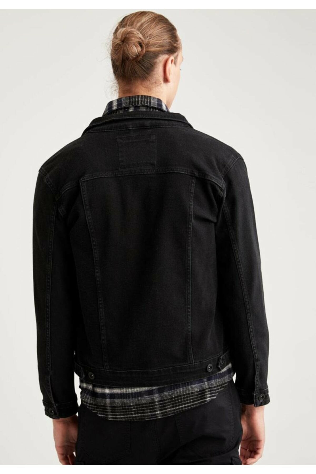 Mens Denim Jacket Stretchable Fine Lycra - DENIMS 