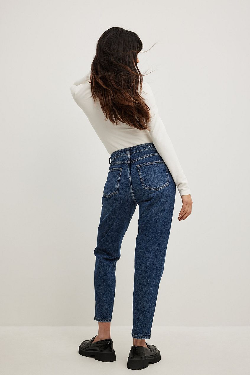 Mom High Waist Jeans - DENIMS 