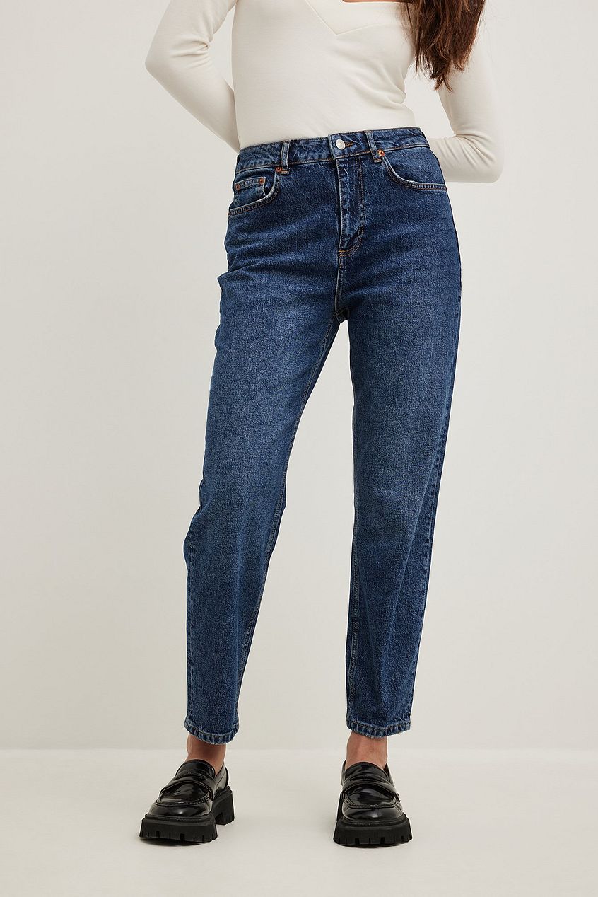 Mom High Waist Jeans - DENIMS 