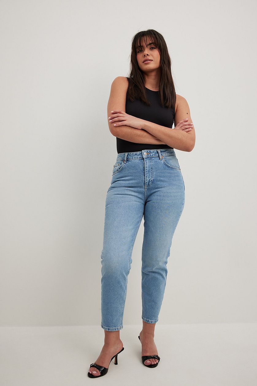 Mom High Waist Jeans - DENIMS 