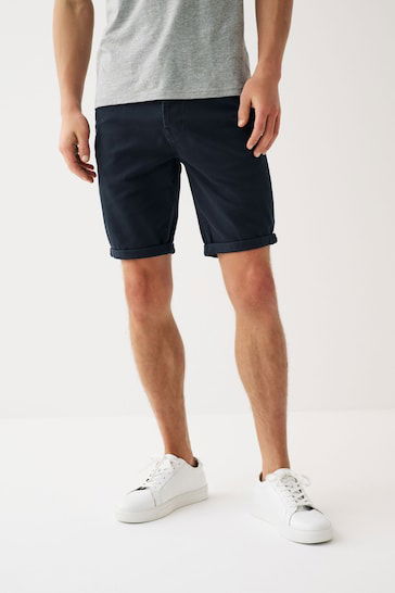Motionflex 5 Pocket Chino Shorts For Mens Navy - DENIMS 