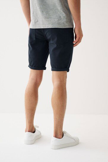 Motionflex 5 Pocket Chino Shorts For Mens Navy - DENIMS 