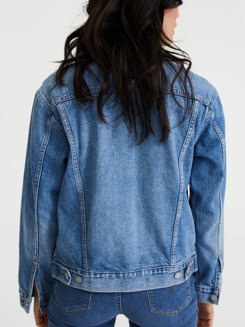 Organic Blue Womens Jacket - DENIMS 