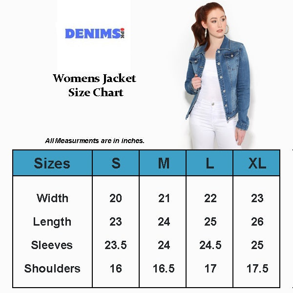 Organic Blue Womens Jacket - DENIMS 