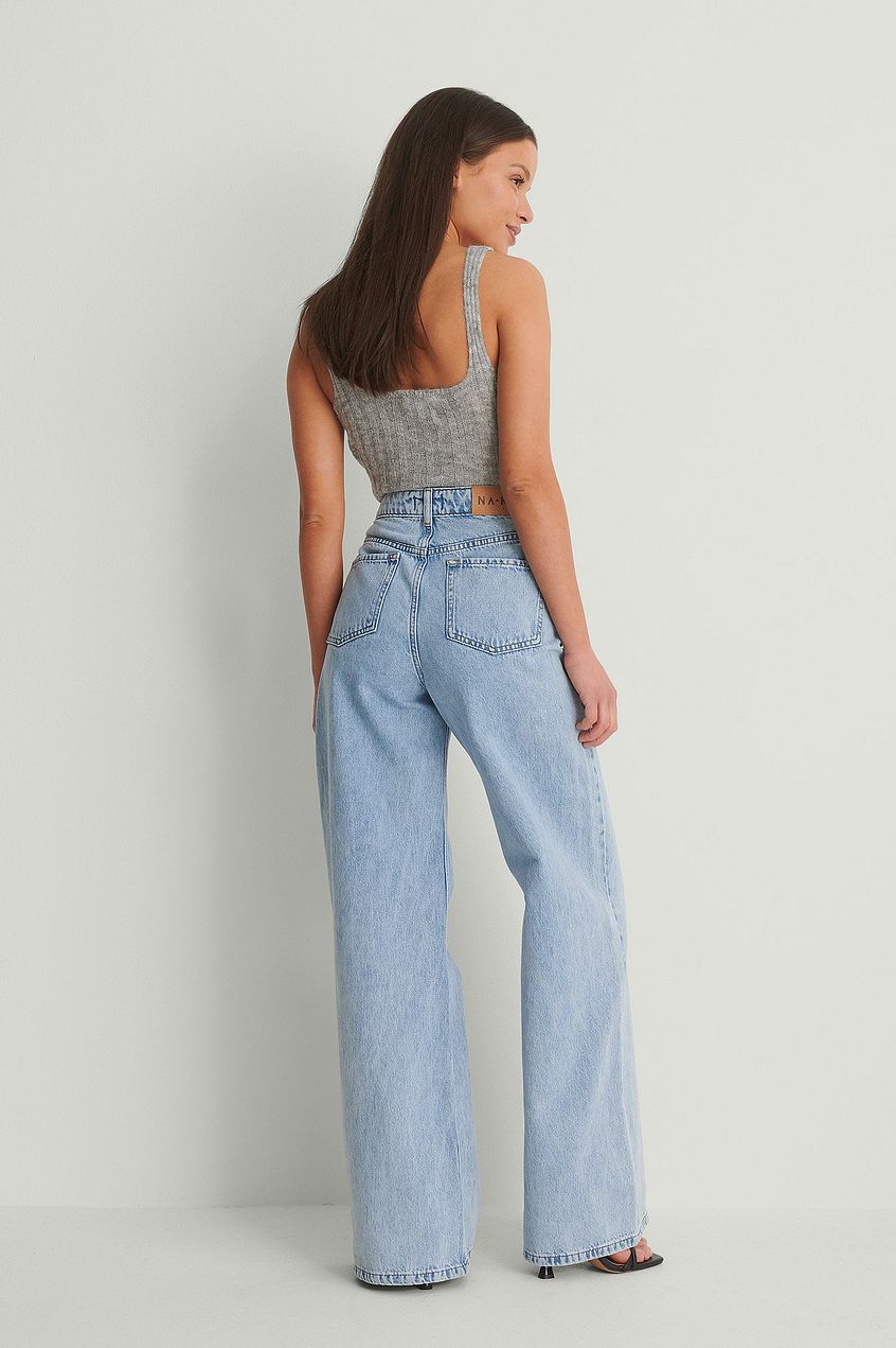 Organic Soft Rigid Wide Jeans - DENIMS 