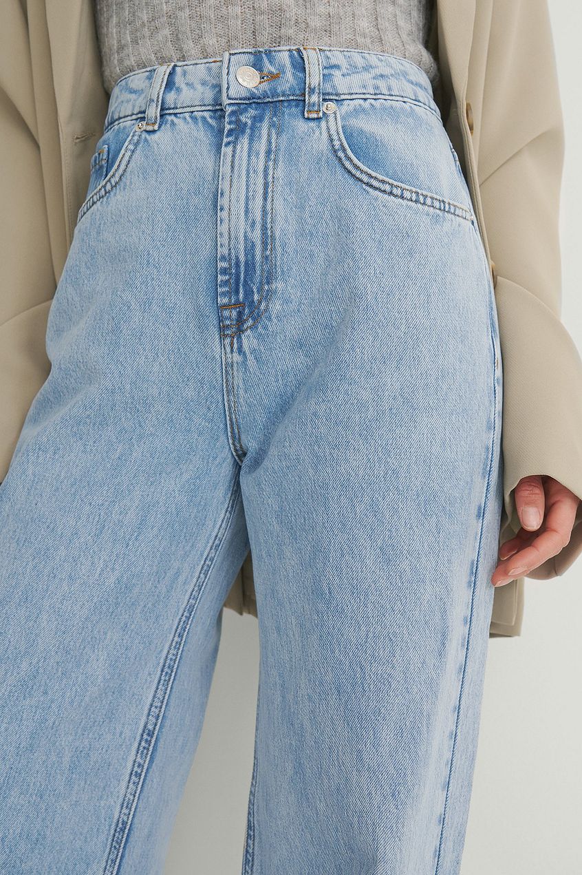 Organic Soft Rigid Wide Jeans - DENIMS 