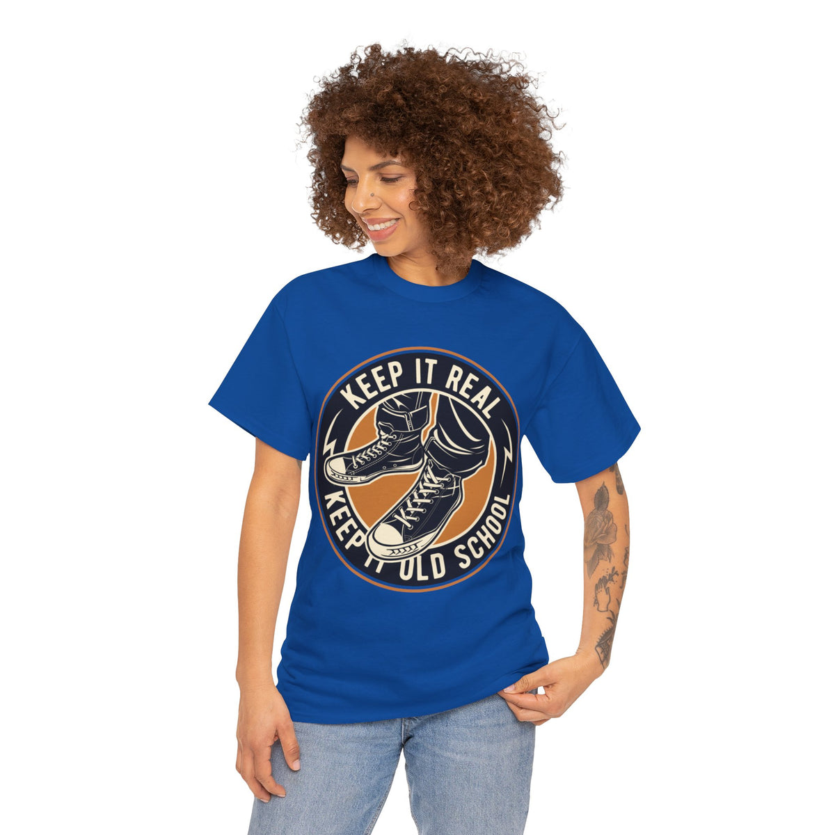 Keep It Real Keep It Old School Graphic Women's T-Shirt