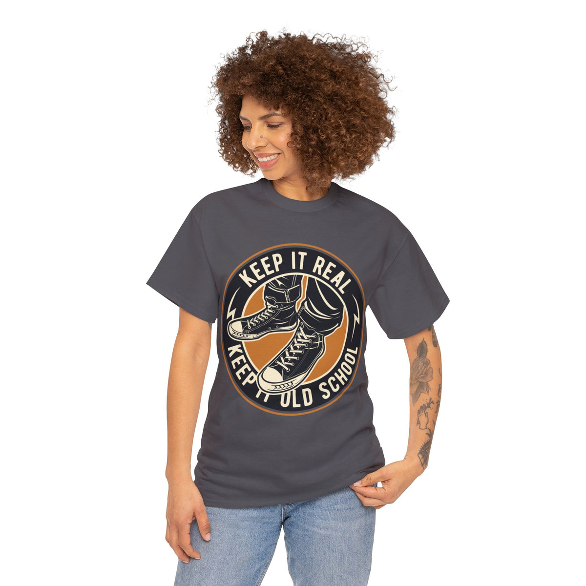 Keep It Real Keep It Old School Graphic Women's T-Shirt