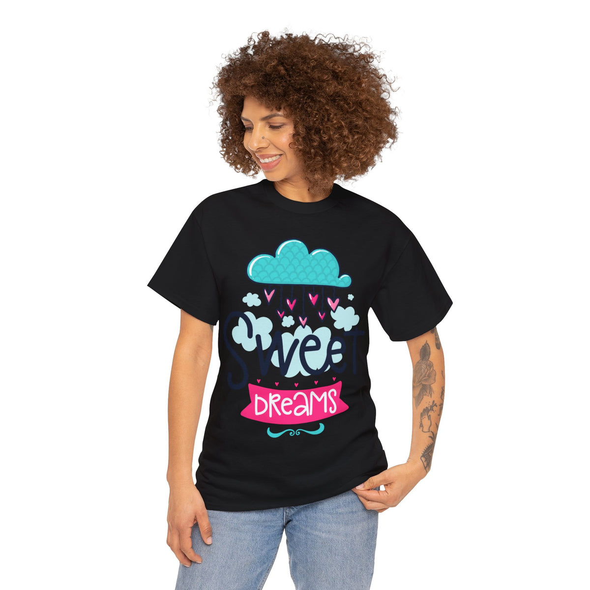 Sweet Dreams Printed Graphic T-Shirt For Womens & Girls