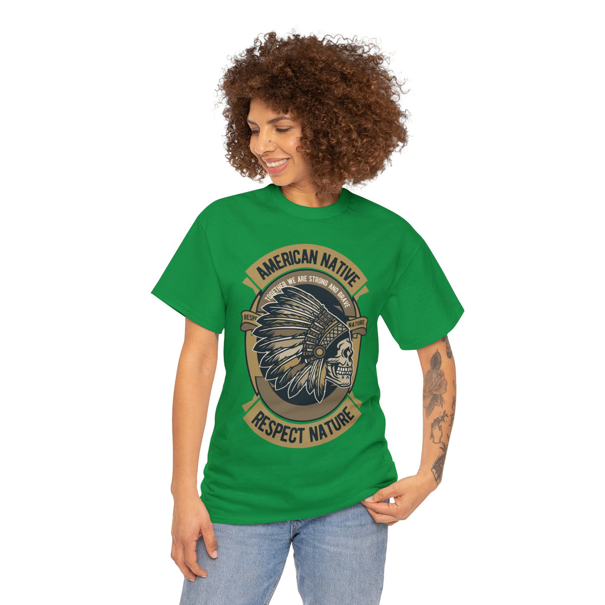 American Native Printed Graphic T-Shirt For Womens