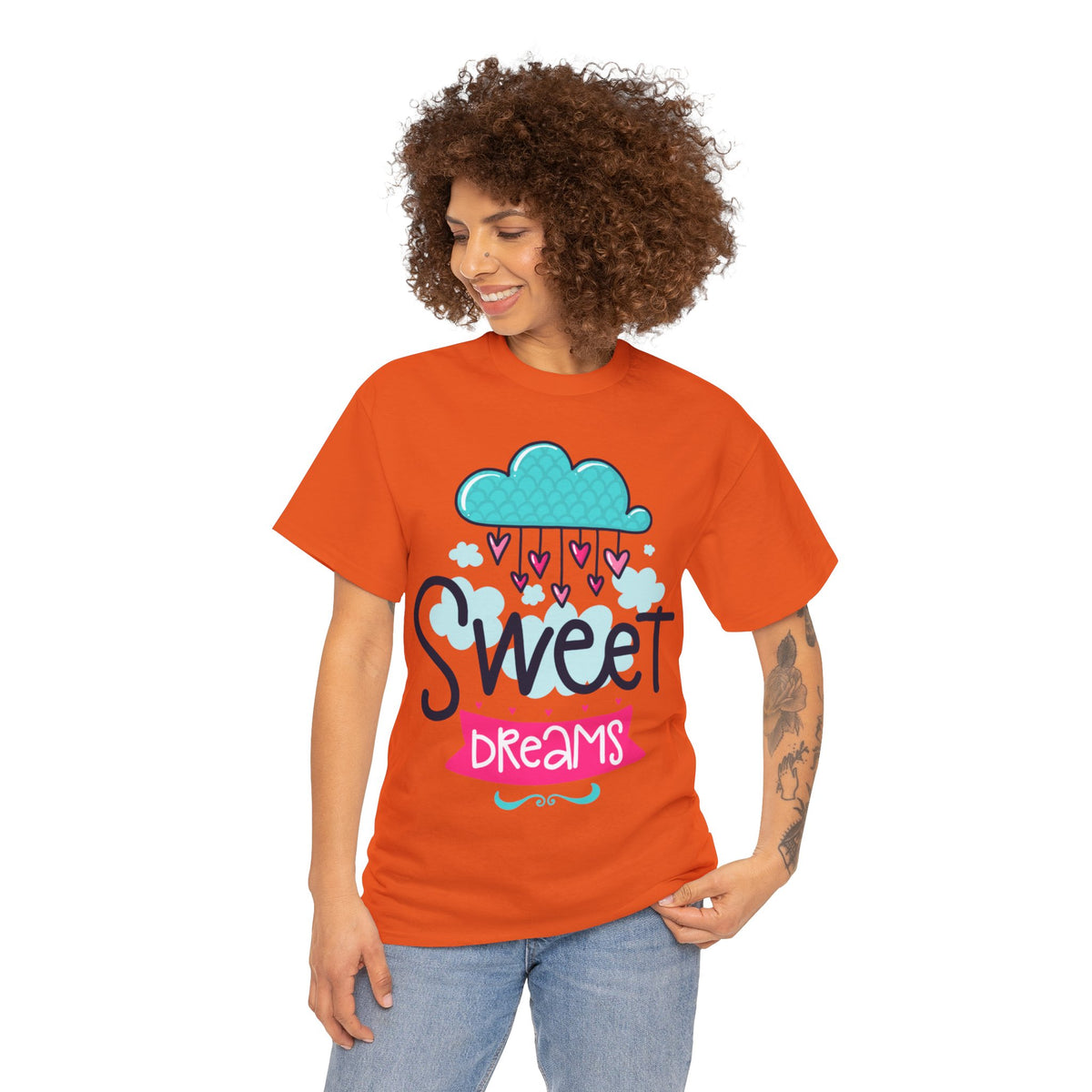 Sweet Dreams Printed Graphic T-Shirt For Womens & Girls