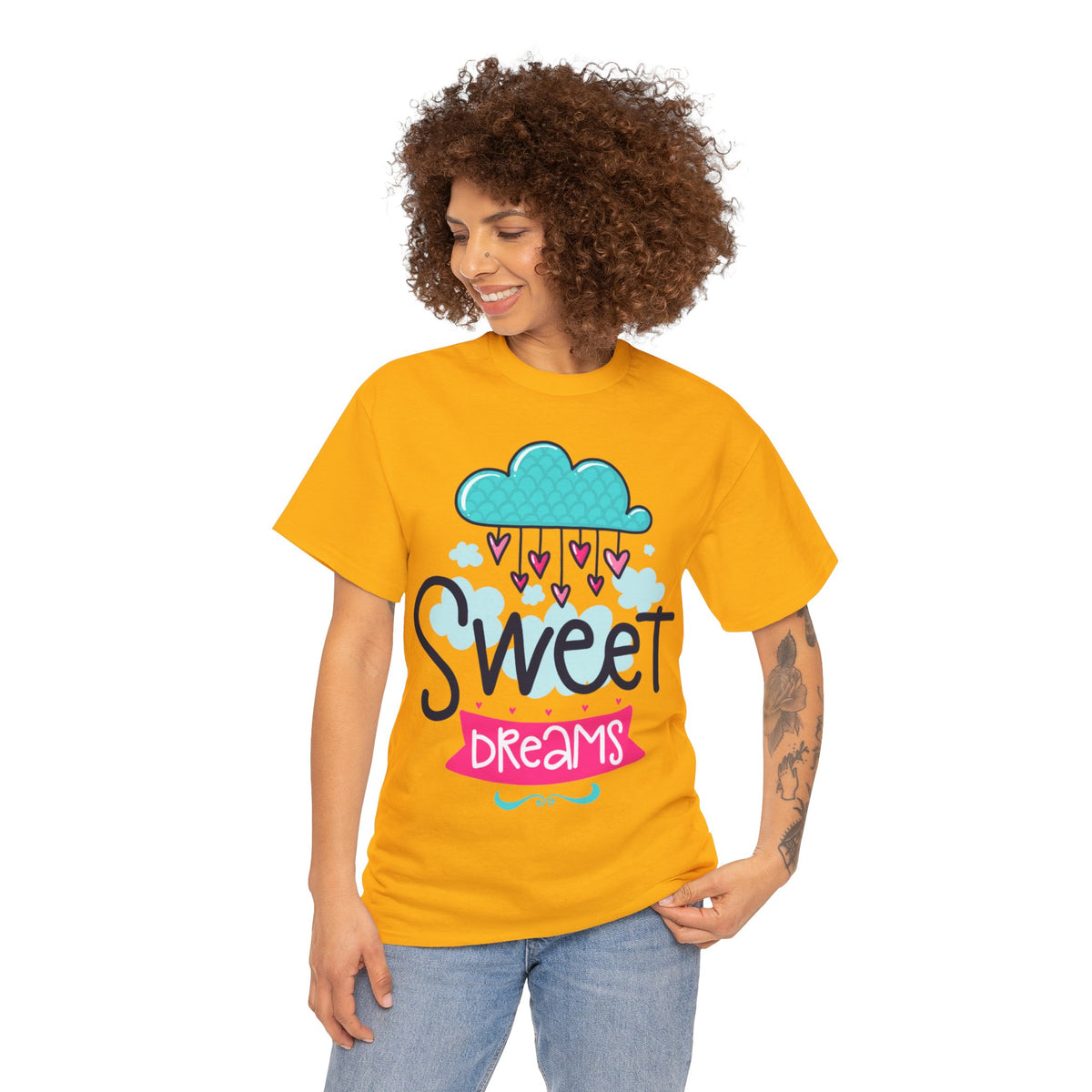 Sweet Dreams Printed Graphic T-Shirt For Womens & Girls