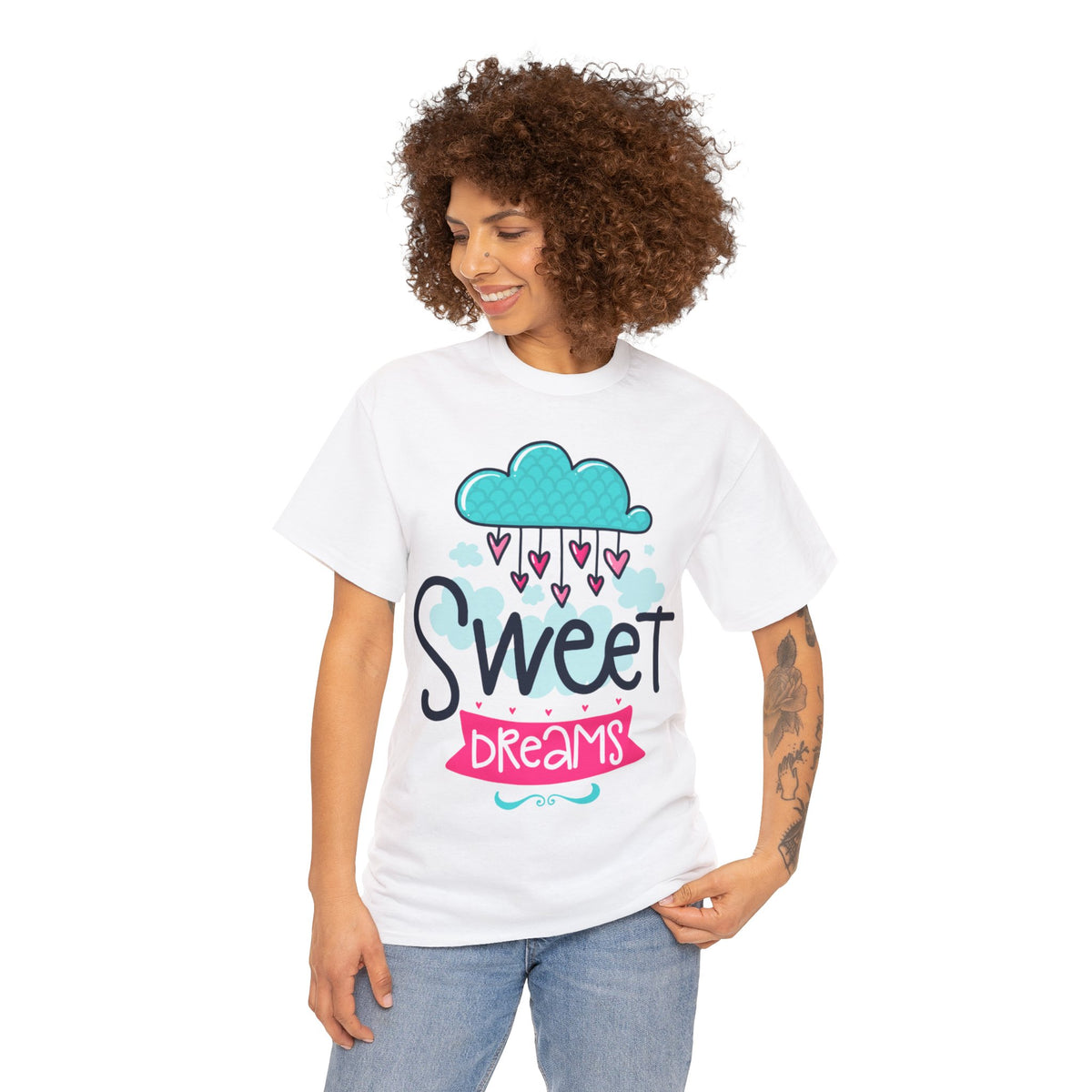 Sweet Dreams Printed Graphic T-Shirt For Womens & Girls