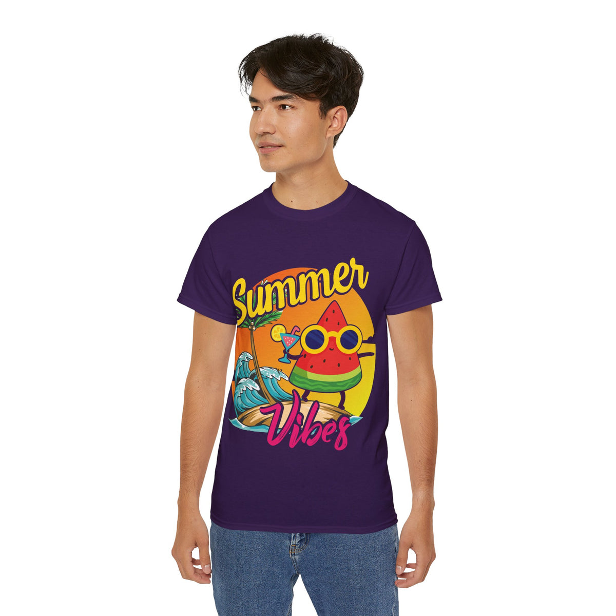 Summer Vibes Printed Graphic T-Shirt for Men