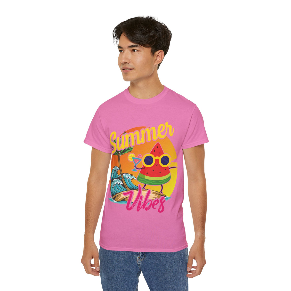 Summer Vibes Printed Graphic T-Shirt for Men