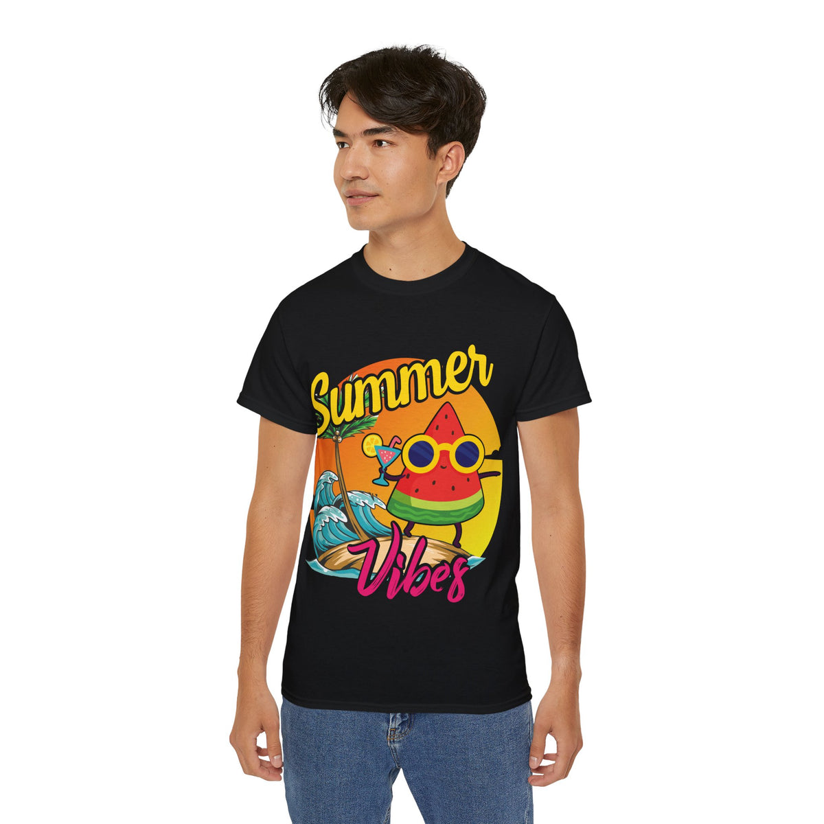 Summer Vibes Printed Graphic T-Shirt for Men