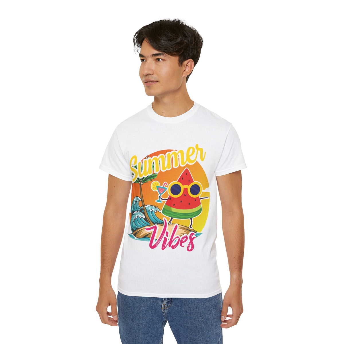 Summer Vibes Printed Graphic T-Shirt for Men