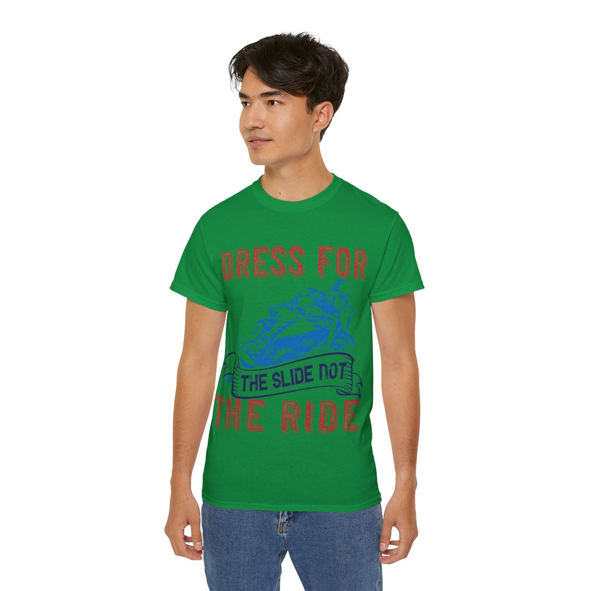 Dress For The Ride Printed Graphic T-Shirt for Men