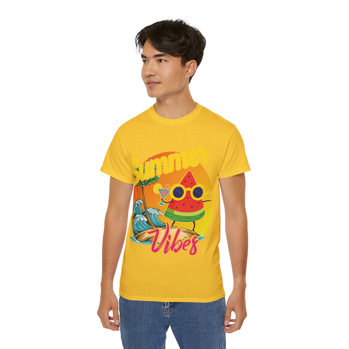 Summer Vibes Printed Graphic T-Shirt for Men