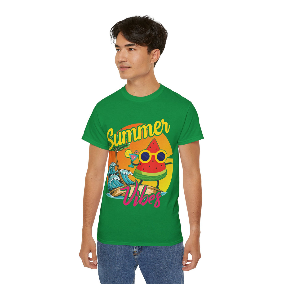 Summer Vibes Printed Graphic T-Shirt for Men