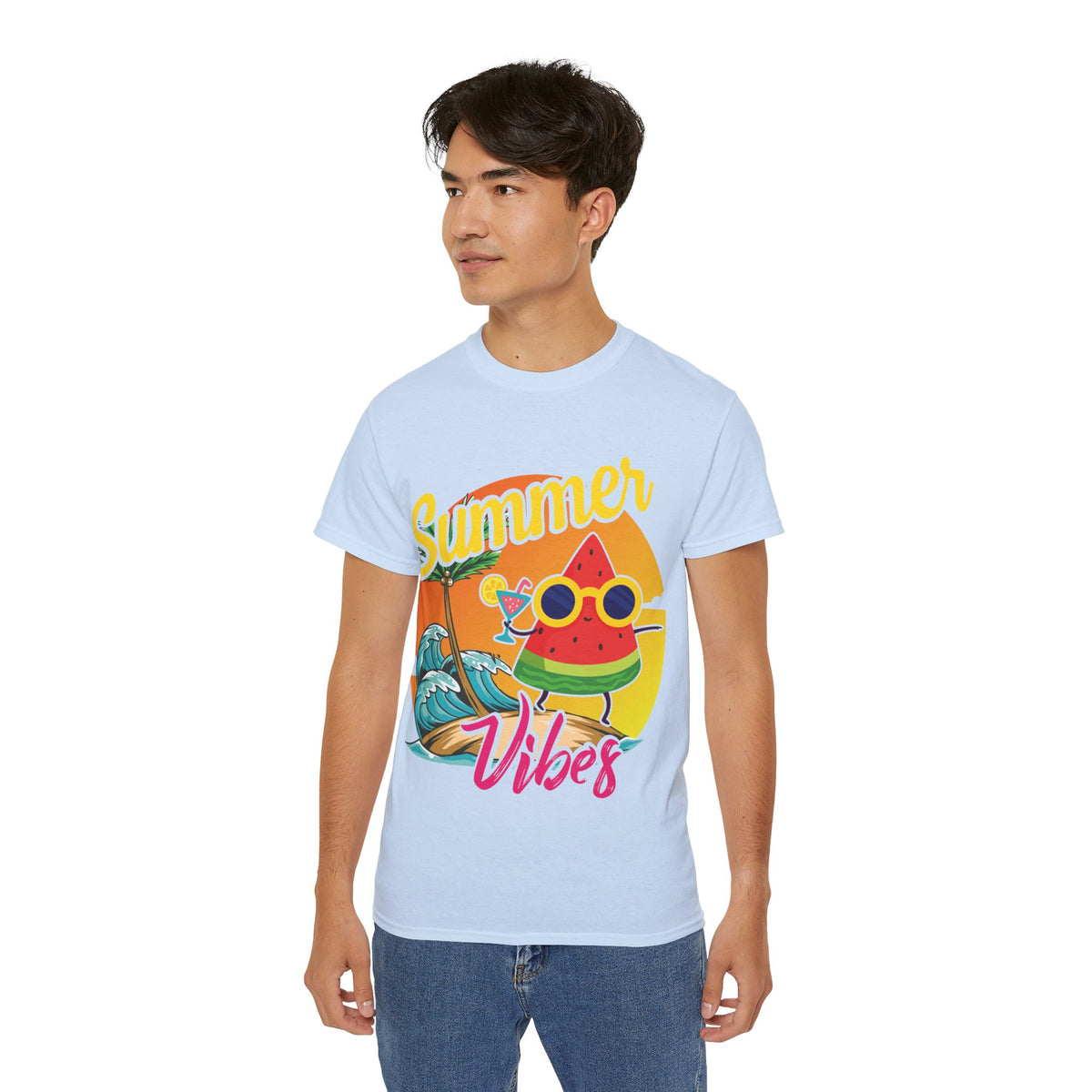 Summer Vibes Printed Graphic T-Shirt for Men