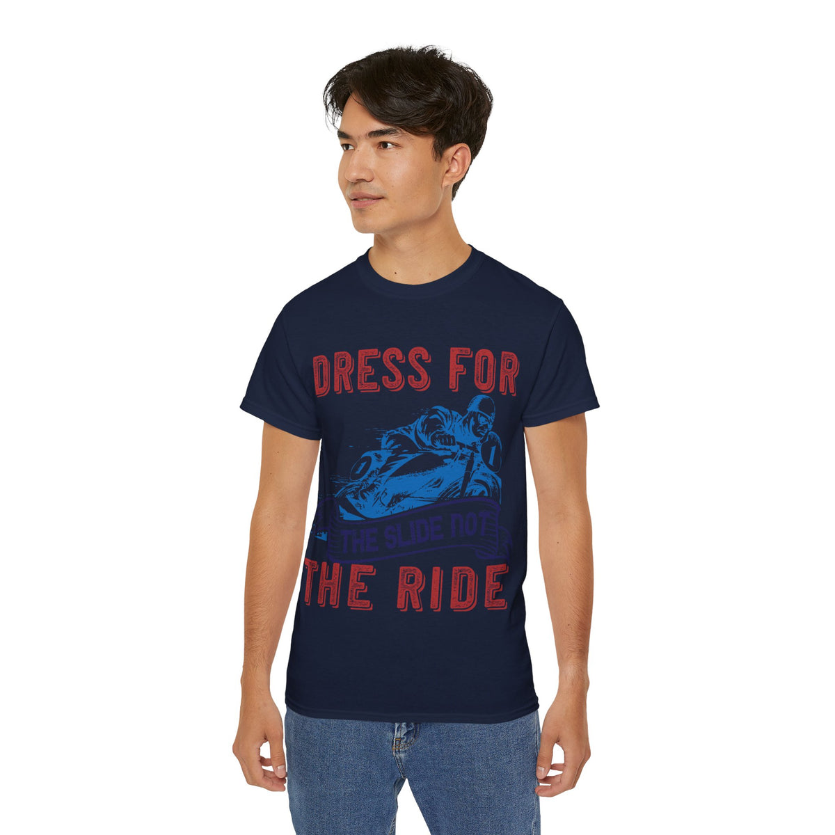 Dress For The Ride Printed Graphic T-Shirt for Men