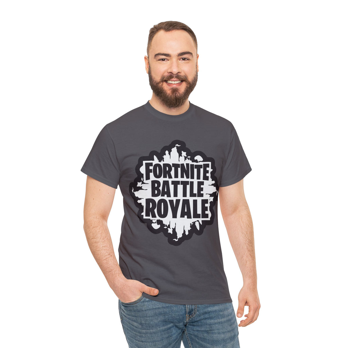 Fortnite Battle Printed Graphic T-Shirt for Men