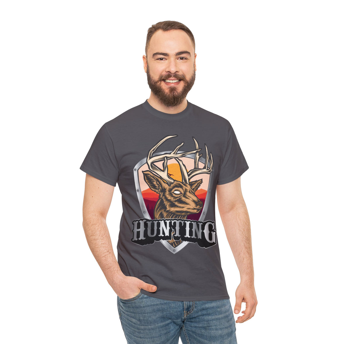 Hunting Printed Graphic T-Shirt for Men