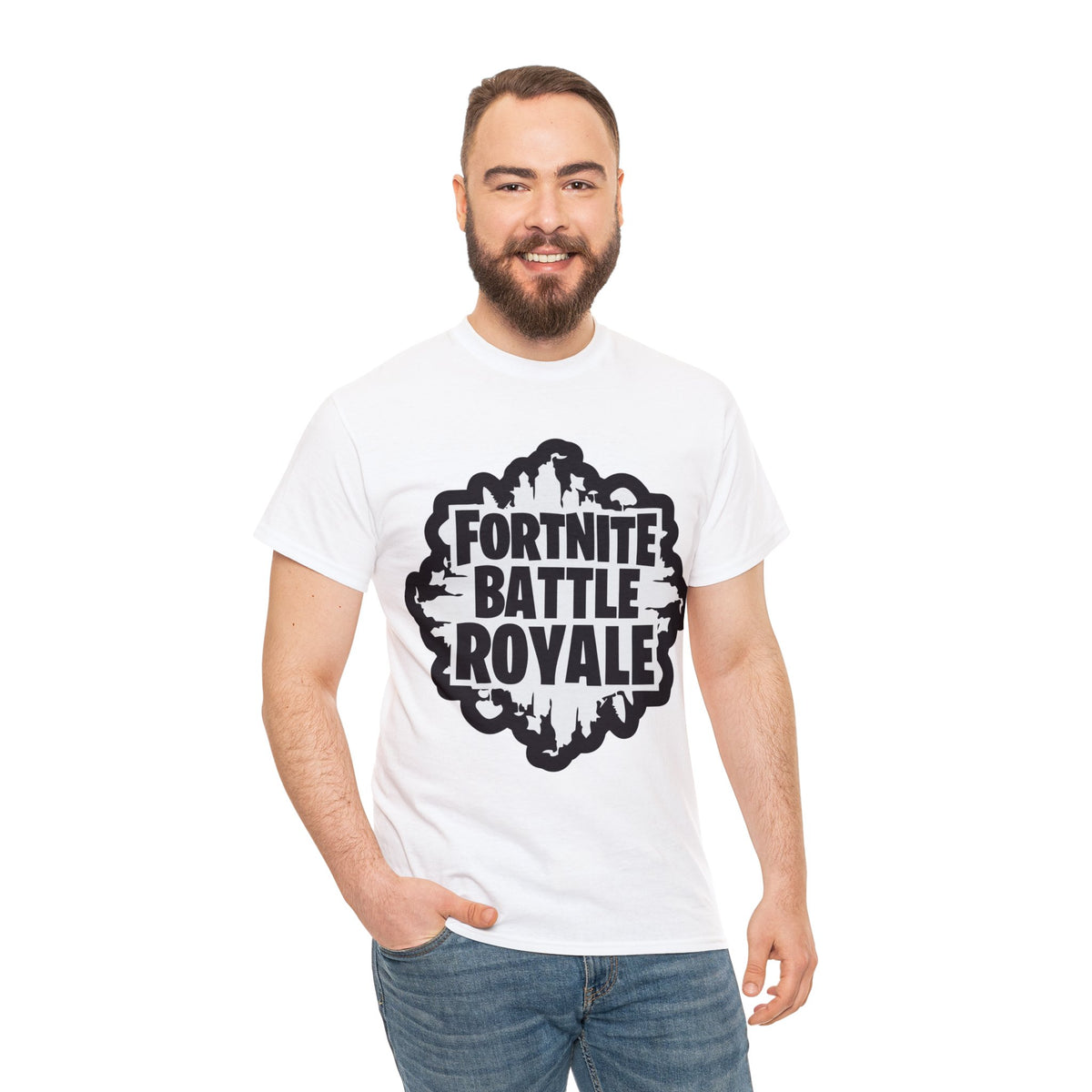 Fortnite Battle Printed Graphic T-Shirt for Men