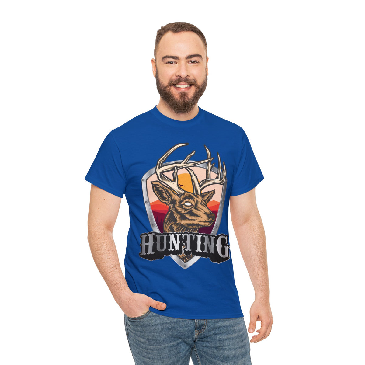 Hunting Printed Graphic T-Shirt for Men