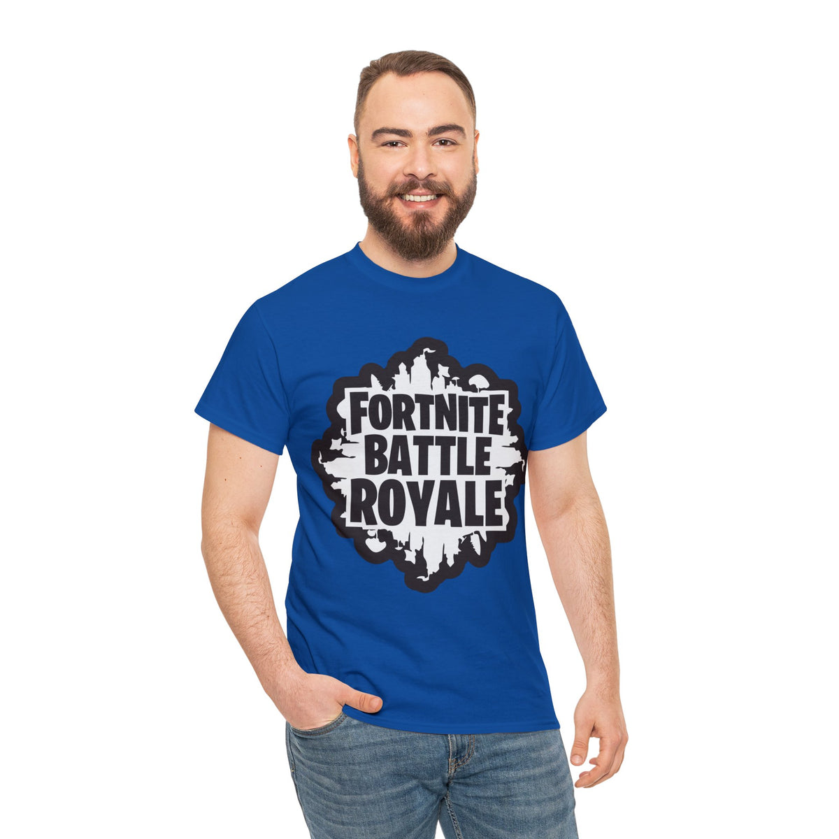 Fortnite Battle Printed Graphic T-Shirt for Men