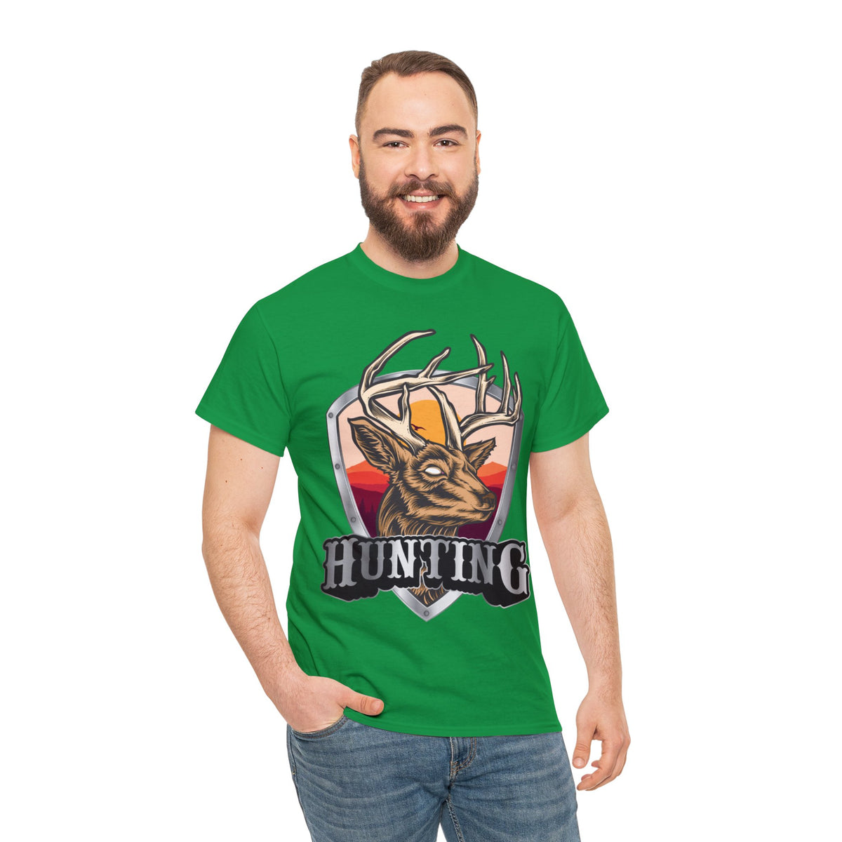 Hunting Printed Graphic T-Shirt for Men