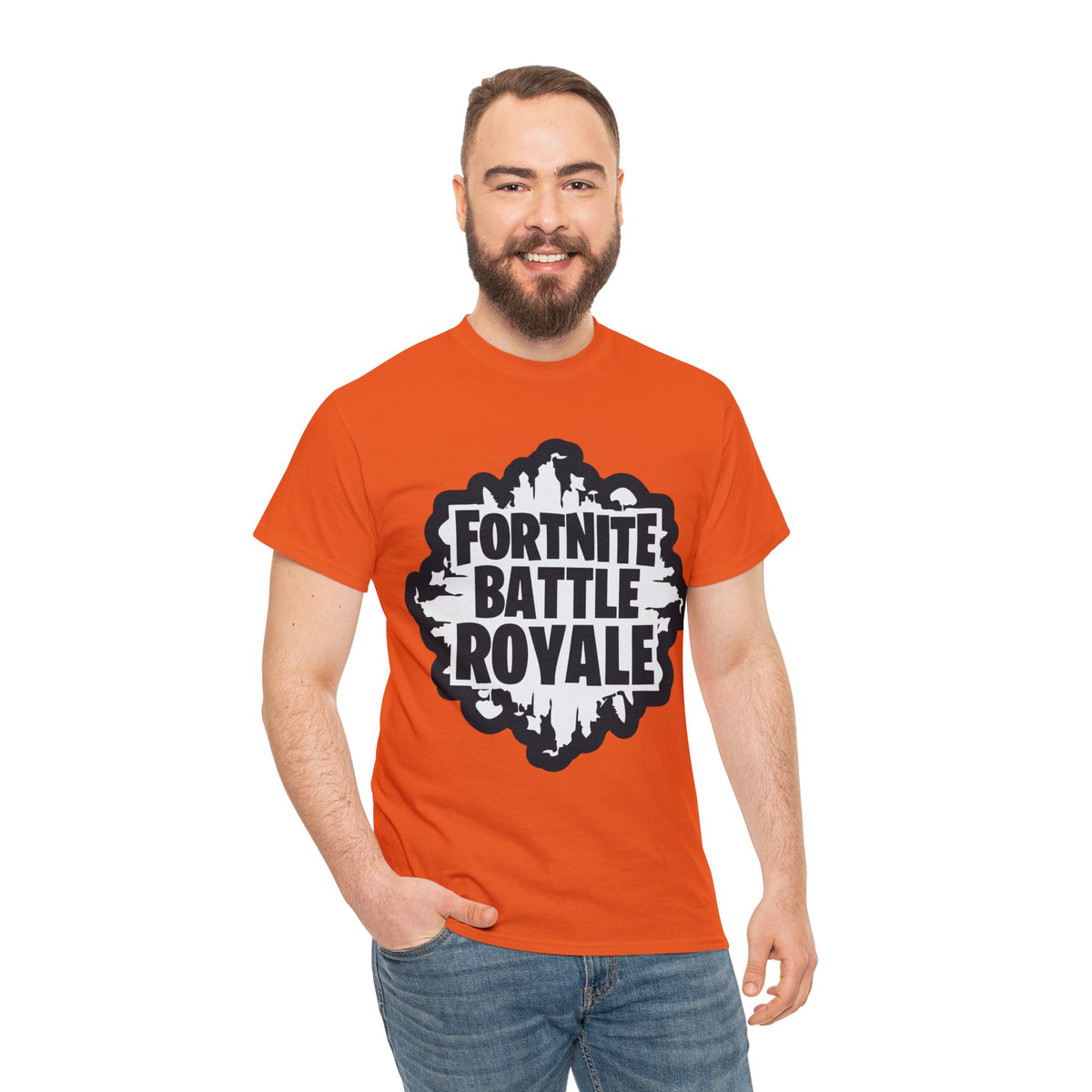 Fortnite Battle Printed Graphic T-Shirt for Men