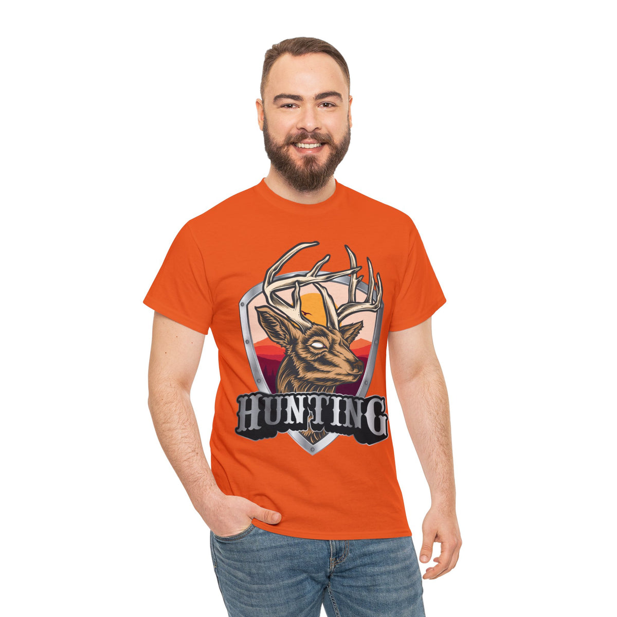 Hunting Printed Graphic T-Shirt for Men