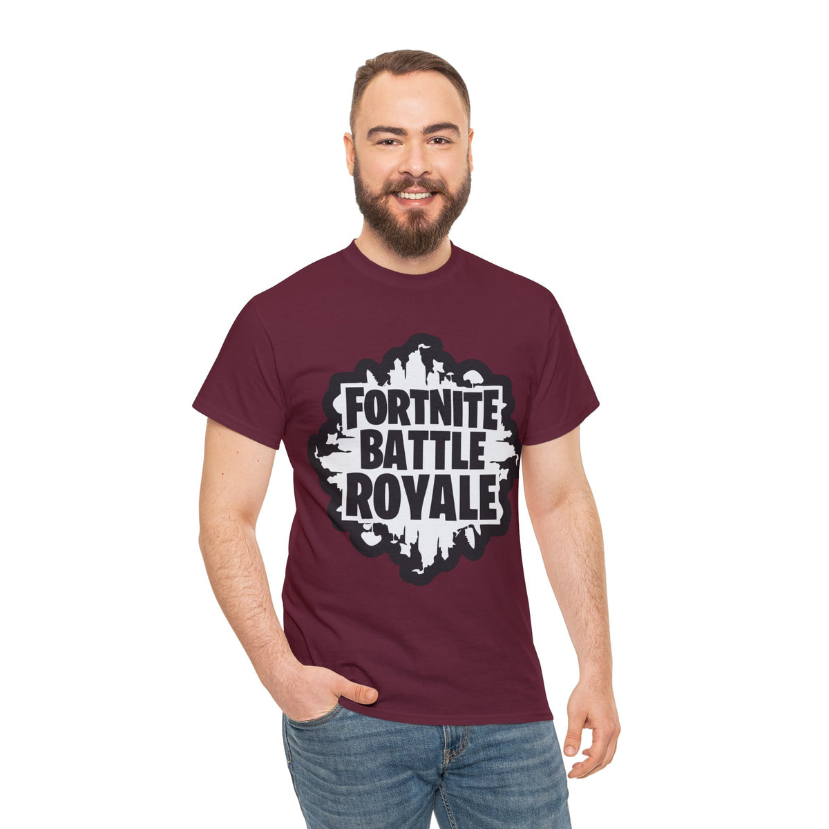 Fortnite Battle Printed Graphic T-Shirt for Men