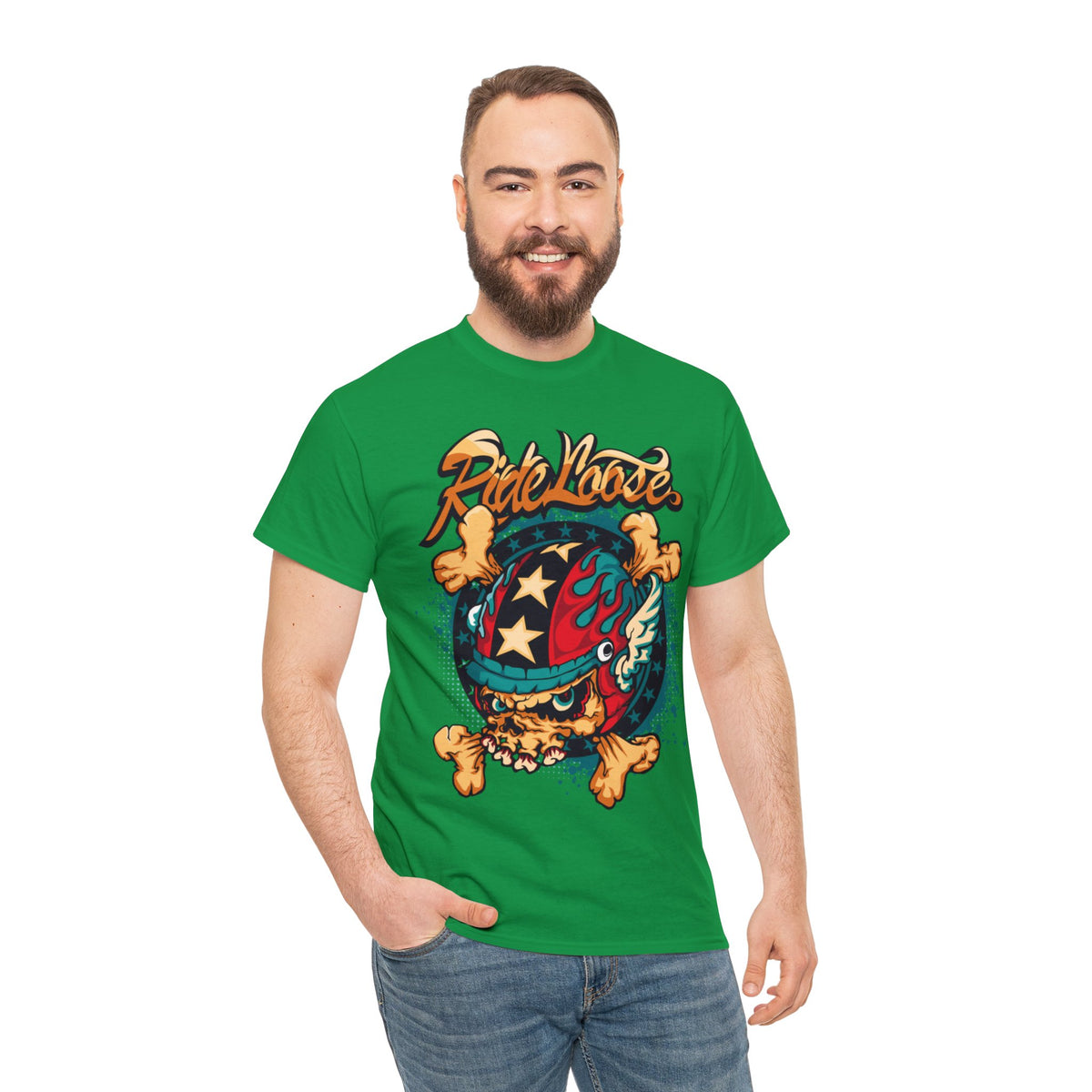 Ride Loose Printed Graphic T-Shirt for Men