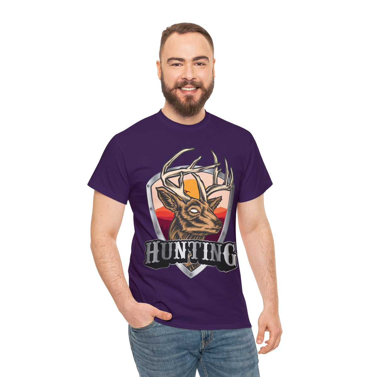 Hunting Printed Graphic T-Shirt for Men