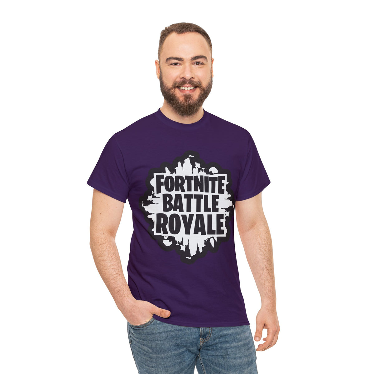 Fortnite Battle Printed Graphic T-Shirt for Men