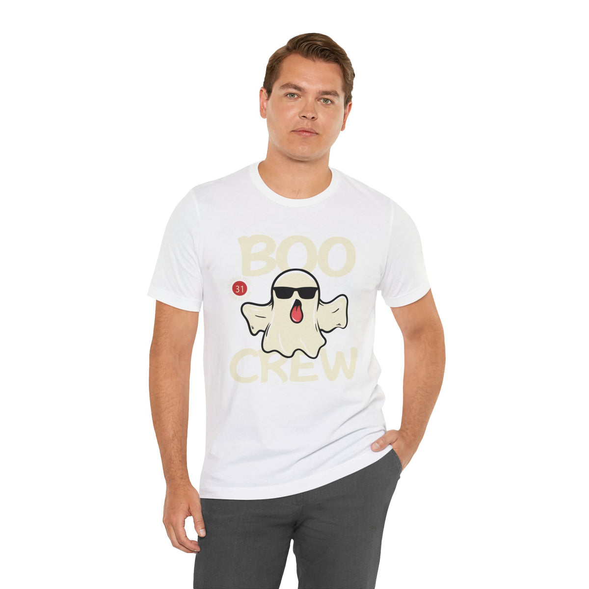 Boo Crew Printed Graphic T-Shirt for Men