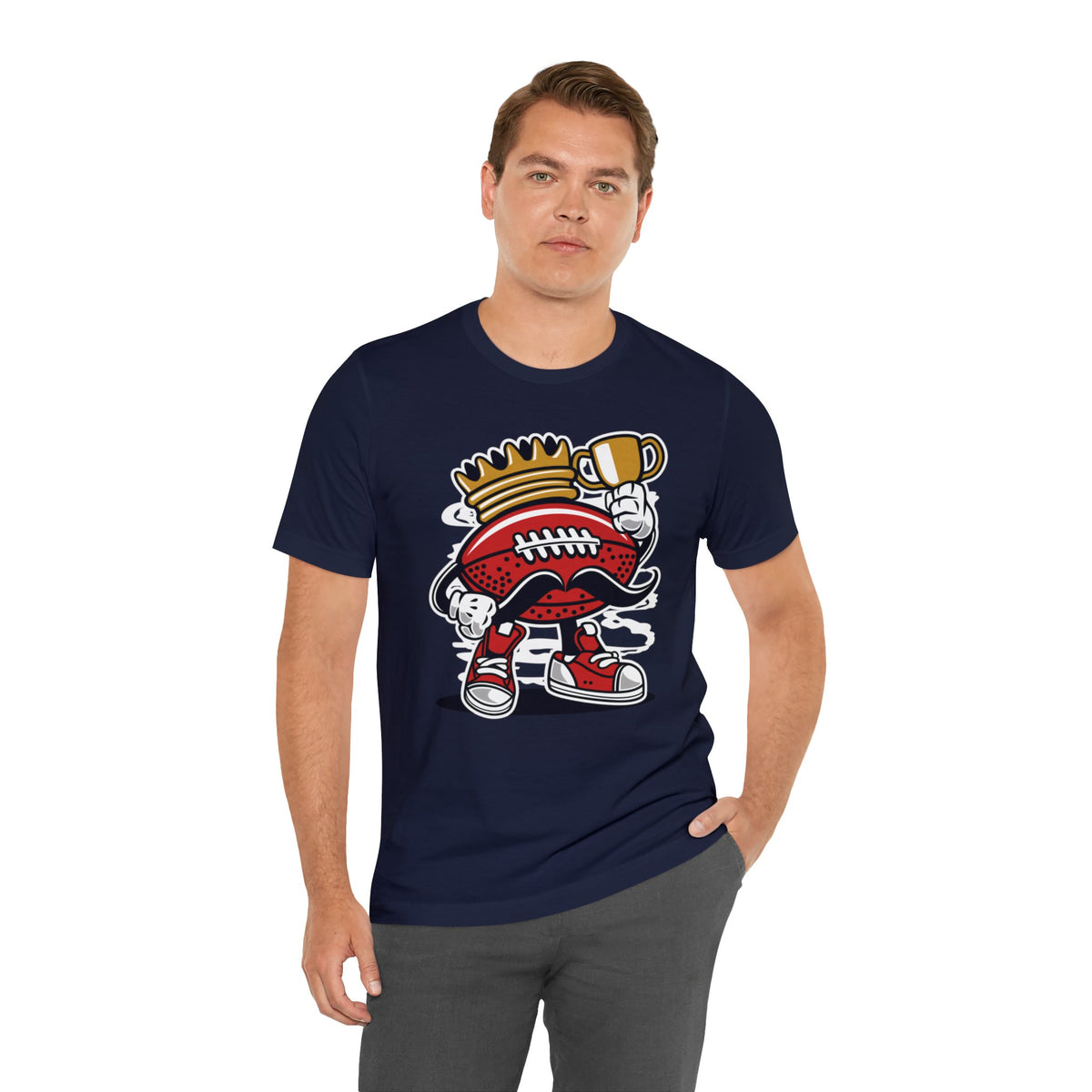 Trophy Printed Graphic T-Shirt for Men