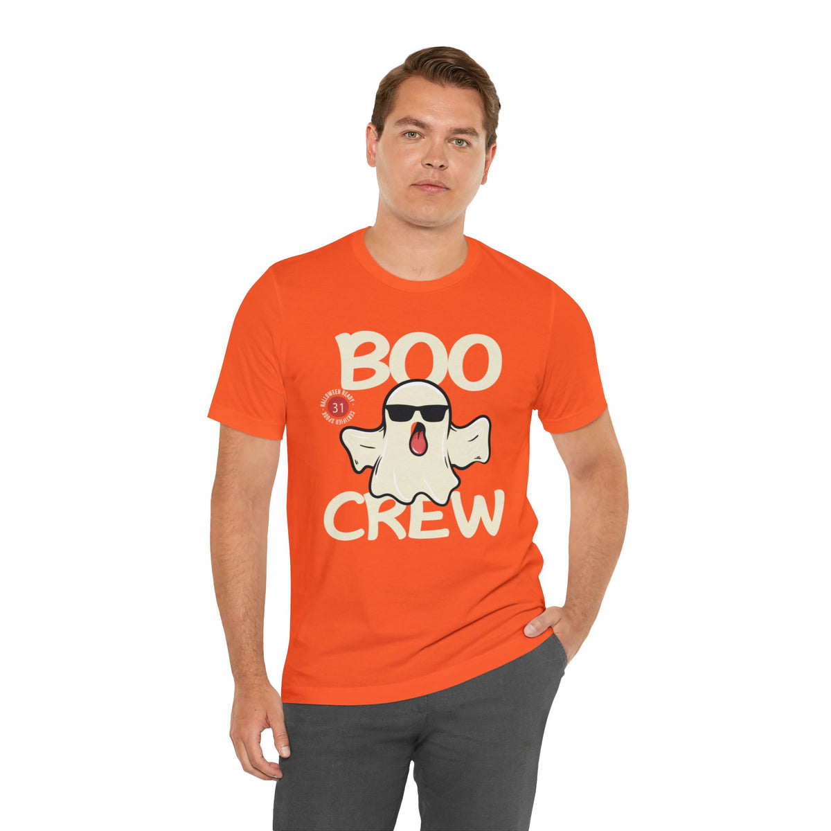 Boo Crew Printed Graphic T-Shirt for Men