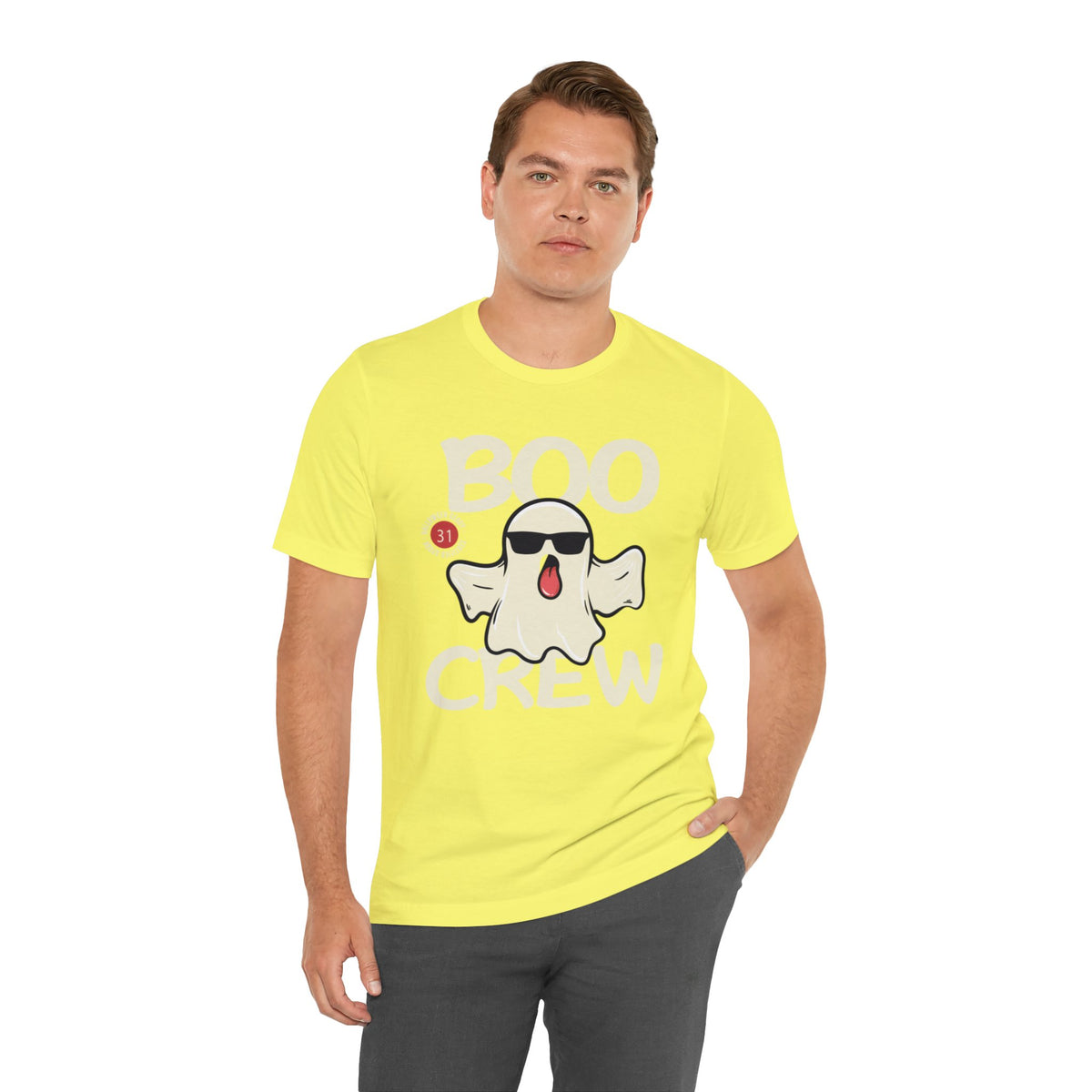 Boo Crew Printed Graphic T-Shirt for Men