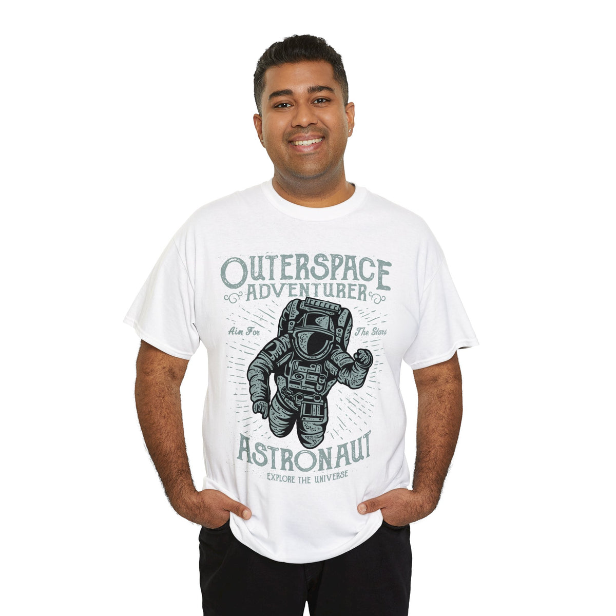 OuterSpace Adventurer Printed Graphic T-Shirt for Mens