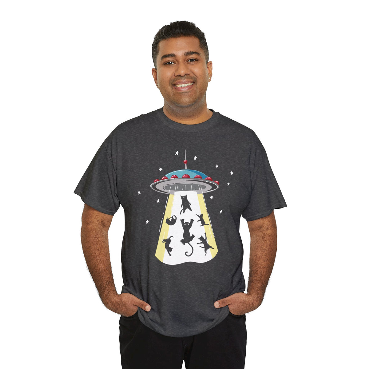 Cats Printed Graphic T-Shirt for Men