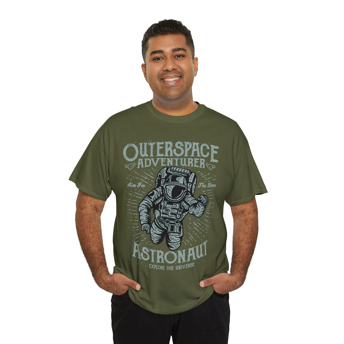 OuterSpace Adventurer Printed Graphic T-Shirt for Mens