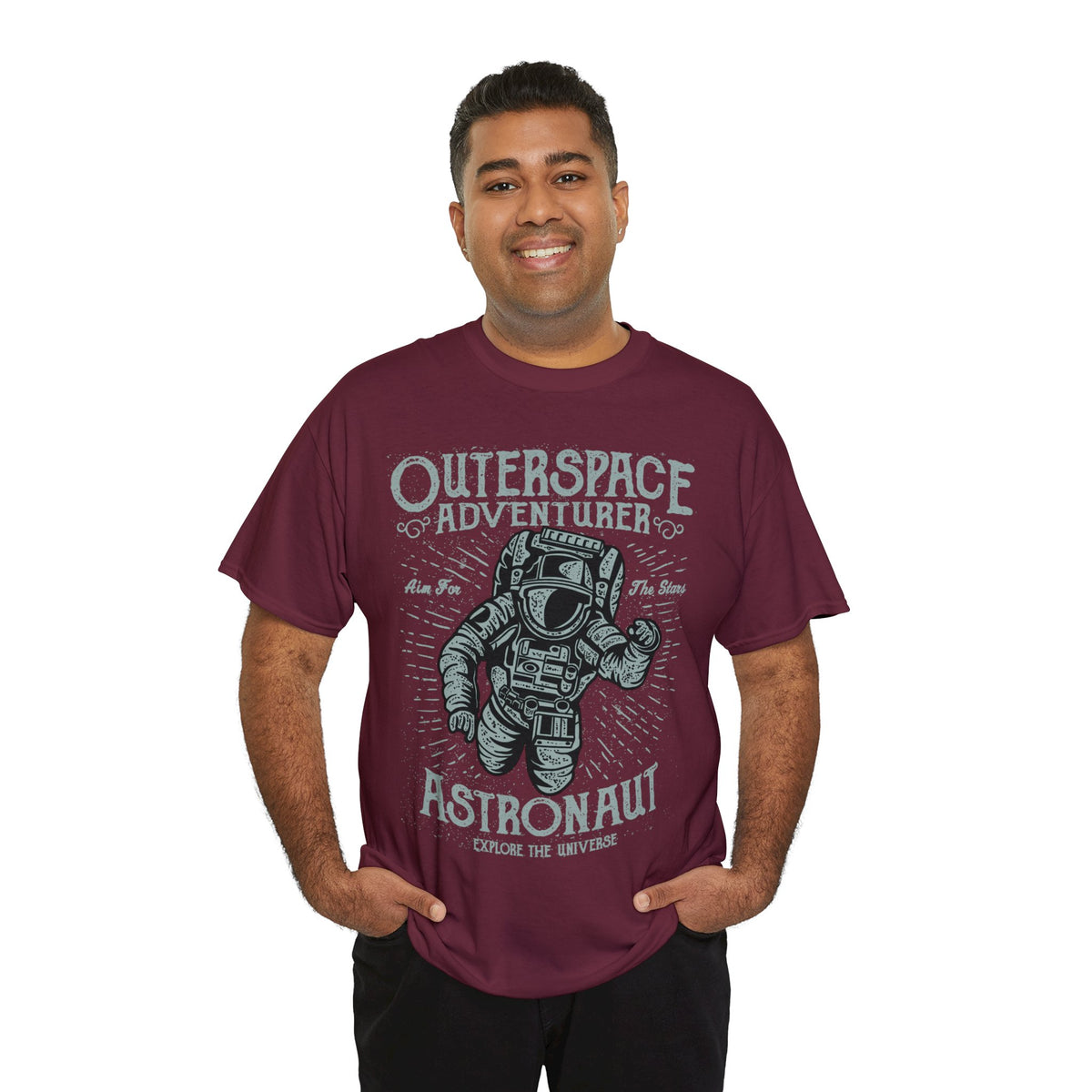 OuterSpace Adventurer Printed Graphic T-Shirt for Mens