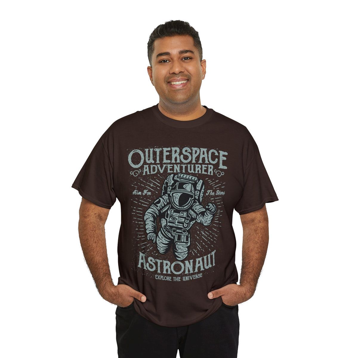 OuterSpace Adventurer Printed Graphic T-Shirt for Mens