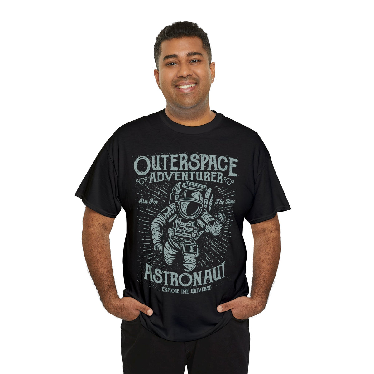 OuterSpace Adventurer Printed Graphic T-Shirt for Mens